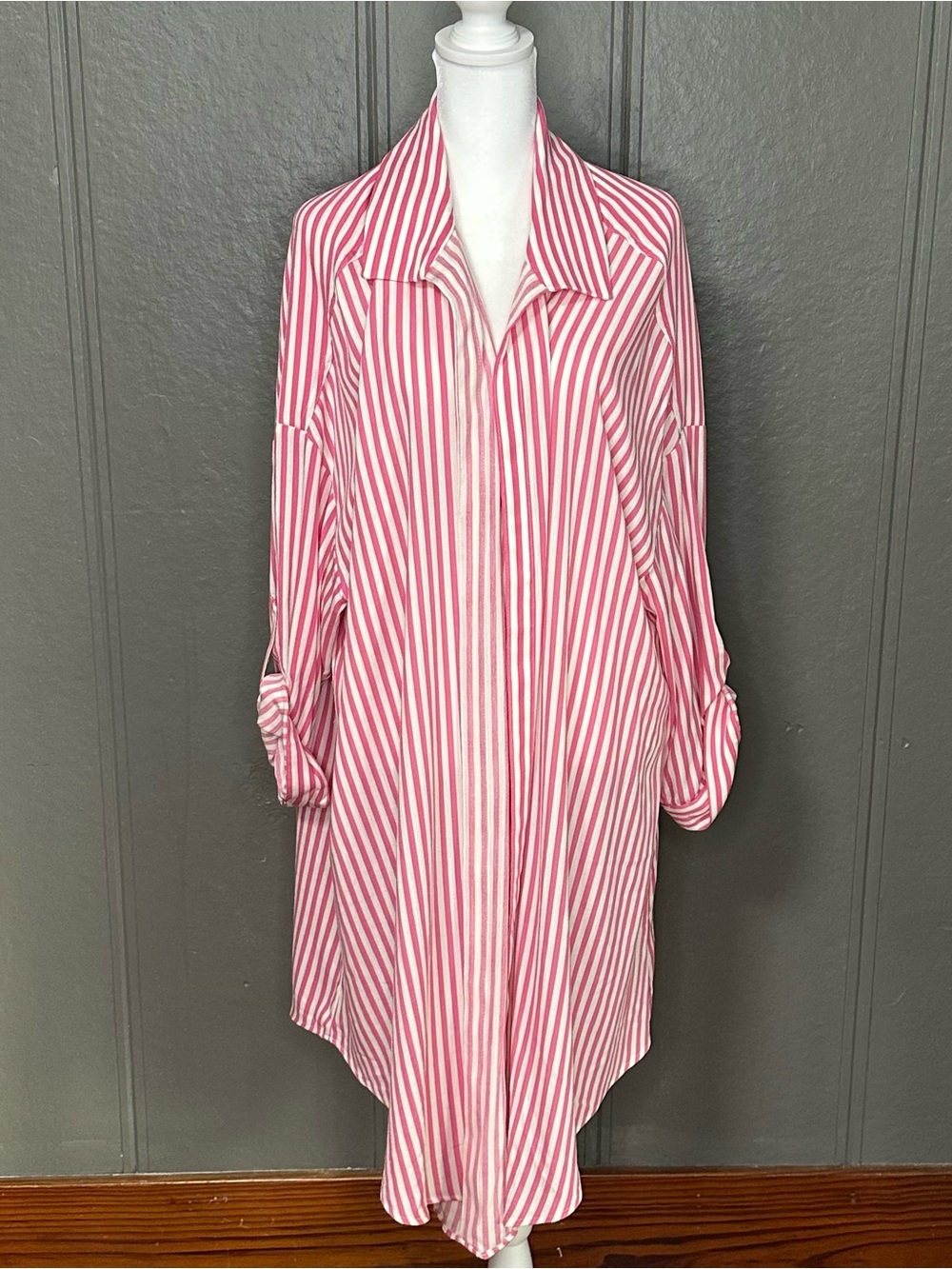 Torrid Gauze Open Front Shirt Kimono NWT